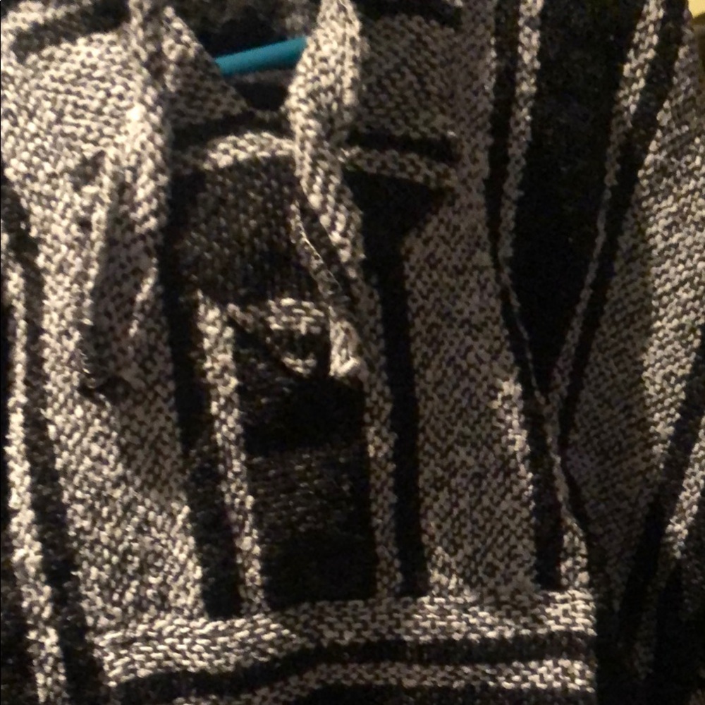 Black and White Striped Sweater